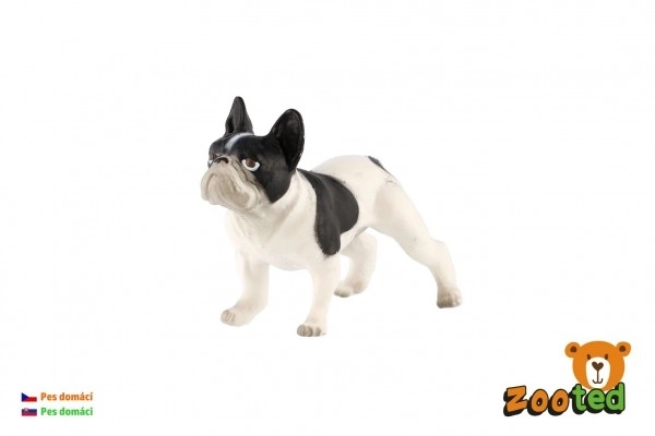 Domowy pies zoologiczny plastikowy woreczek 6cm