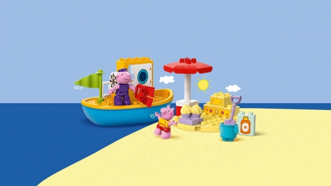 LEGO DUPLO 10432 Świnka Peppa Peppa i wycieczka łódką