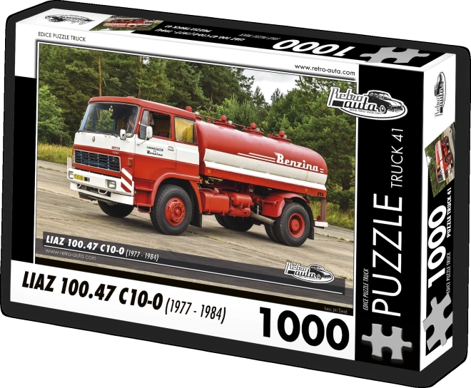 Puzzle RETRO-AUTA Liaz 100.47 C10-0 CIĘŻARÓWKA 1000 elementów