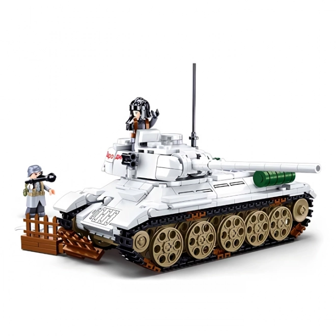 Sluban Bitwa o Budapeszt M38-B0978 Biały czołg T-34/85