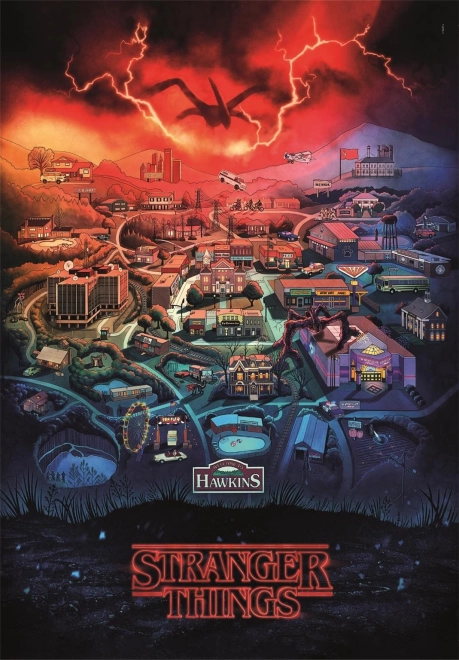 puzzle 300 elementów stranger things