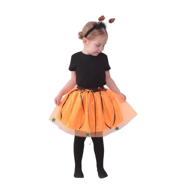 Dziecięcy kostium halloween tutu spódnica z opaską