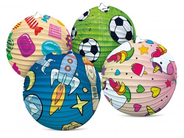 Karnevalowy papierowy lampion