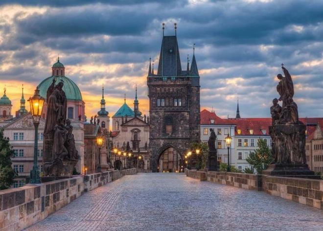 Praga: Spacer po Moście Karola puzzle 1000 elementów