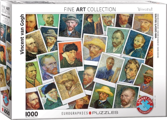 EUROGRAPHICS Puzzle Autoportrety Van Gogha 1000 elementów
