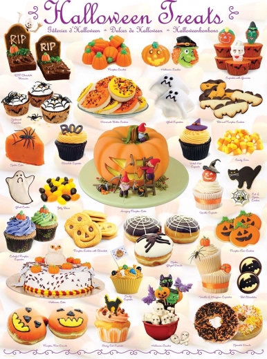 Puzzle Eurographics Halloweenskie słodkości 1000 elementów