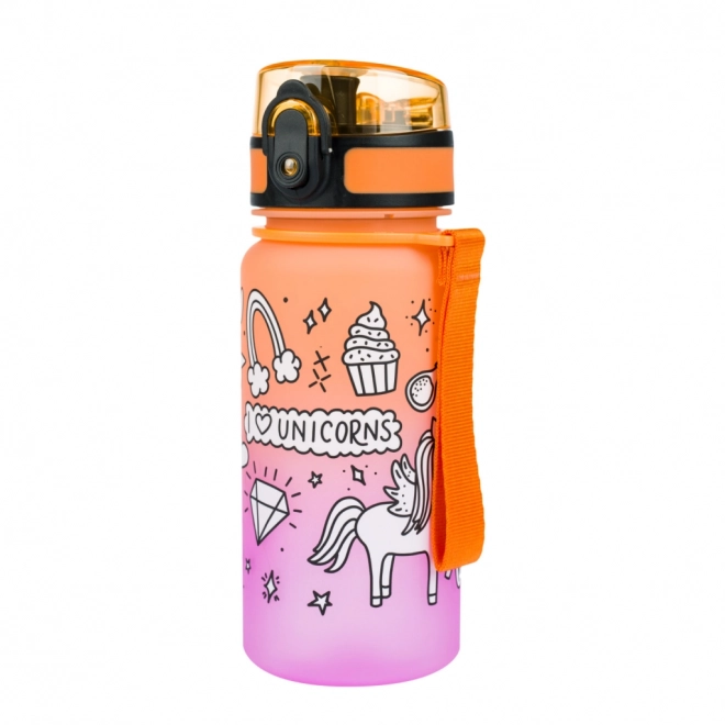 BAAGL Tritanowa butelka na napoje Gradient Jednorożec 350 ml