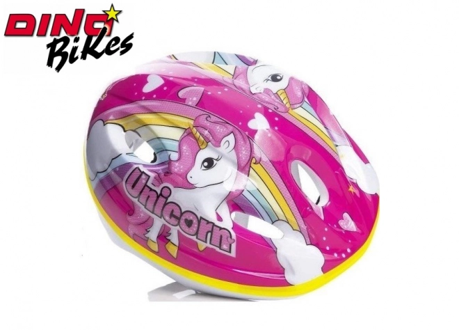 Dino Bikes Dziecięcy Kask Jednorożec