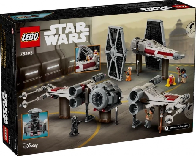 LEGO Star Wars 75393 Myśliwiec TIE i X-wing - zestaw kombinowany