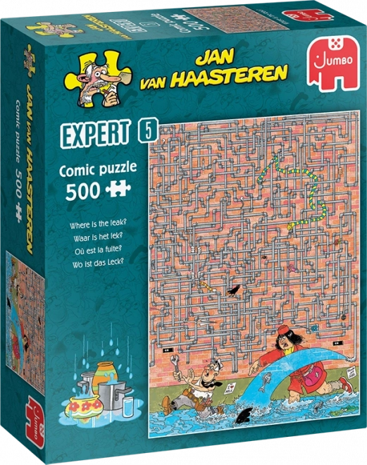 JUMBO Puzzle JvH Expert 5: Gdzie to cieknie 500 elementów