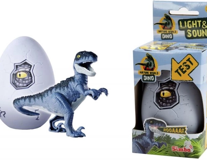 Świecąca figurka dinozaura w jajku