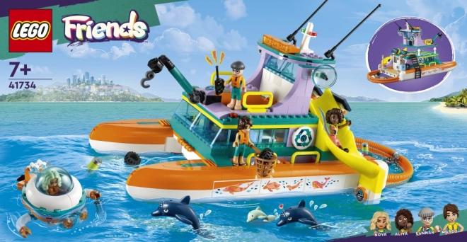 LEGO Friends morska łódź ratunkowa