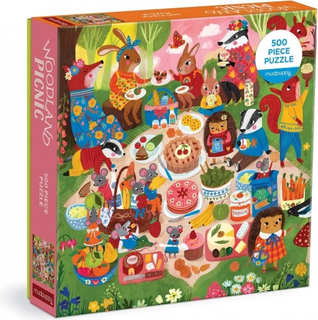 Mudpuppy puzzle Piknik w lesie 500 elementów