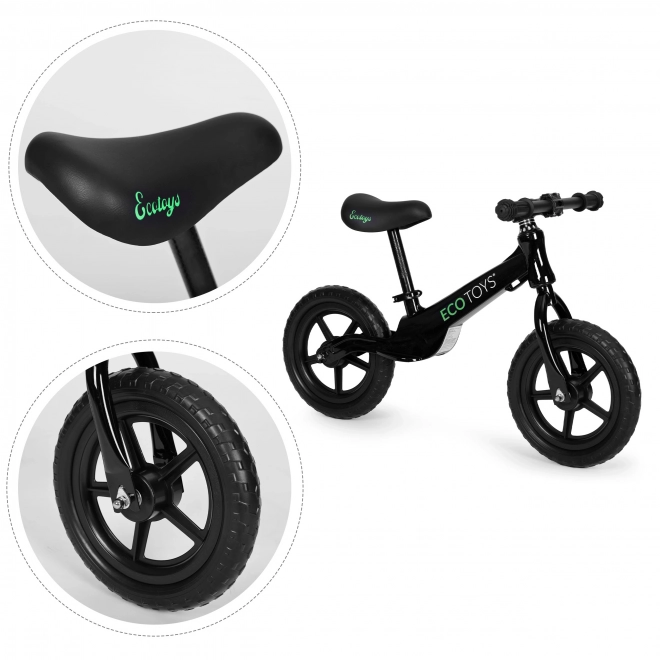 Dziecięcy rowerek biegowy ECOTOYS czarny