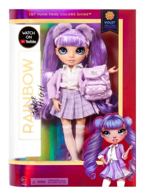 Rainbow High Junior Fashion lalka - Violet Willow