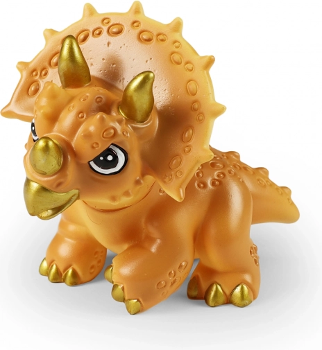 Zabawny dinozaur Triceratops 13 cm