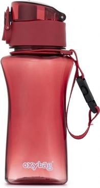Butelka na napoje OXY TWiST 400 ml pastelowa czerwień
