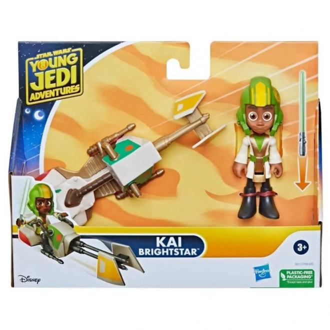 Star Wars Przedszkolna figurka akcji z pojazdem, Kai