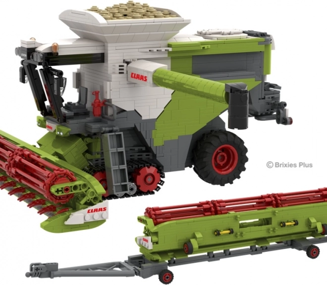 Zestaw konstrukcyjny Brixies Plus Claas Lexion 8900 Terra Trac z przyczepą
