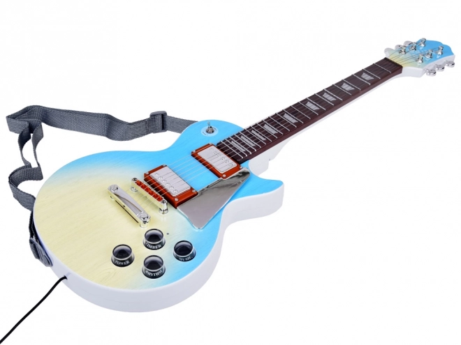 Elektryczna gitara z mikrofonem i wzmacniaczem dla dzieci Karaoke