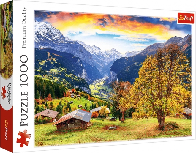 Puzzle Malownicza alpejska wioska 1000 elementów