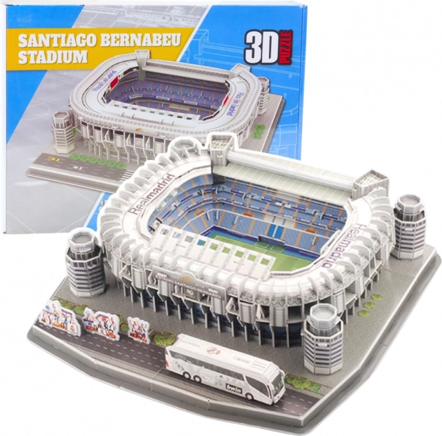 Puzzle 3D Stadion Santiago Bernabéu Real Madrid 101 elementów