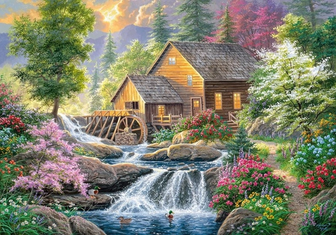 Puzzle CHERRY PAZZI Młyn latem – 2000 elementów