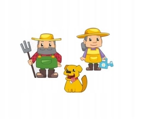 Klocki Mini Waffle - Farmer Mały Zestaw