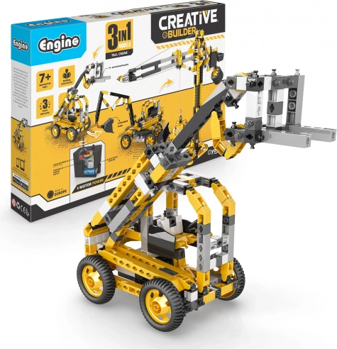 Engino klocki Creative Builder – maszyny budowlane (3 w 1)