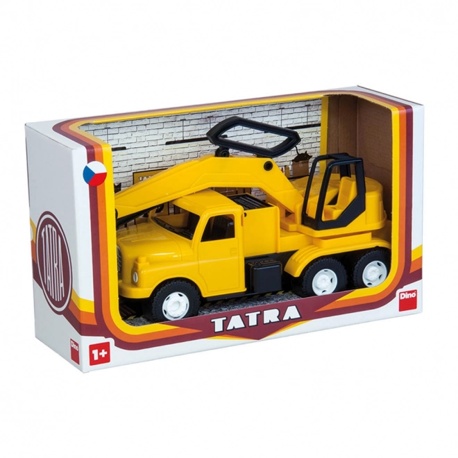 Auto Tatra 148 - Żółty koparka