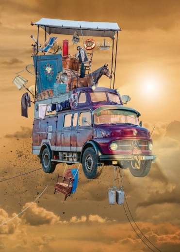 Puzzle mobilny dom 1000 elementów HEYE