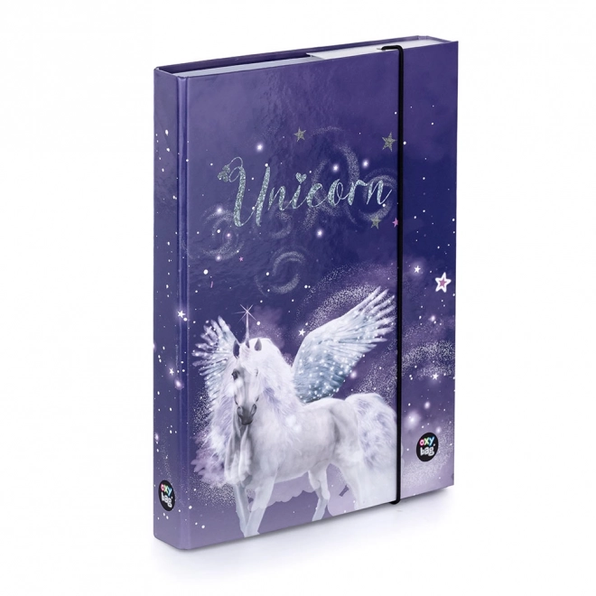 Pudełko na zeszyty A5 Unicorn Pegas