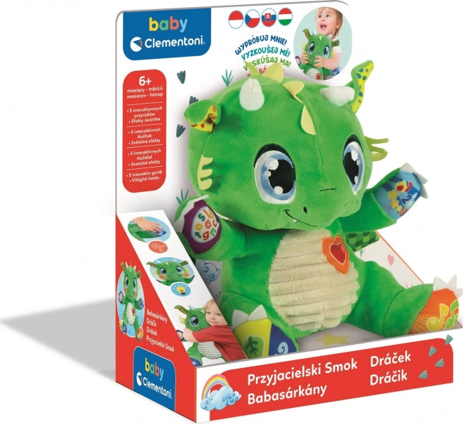 CLEMENTONI BABY Interaktywny Smok CZ,SK,HU,PL
