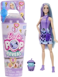 Barbie Pop Reveal Bubble Tea lalka – mleko taro