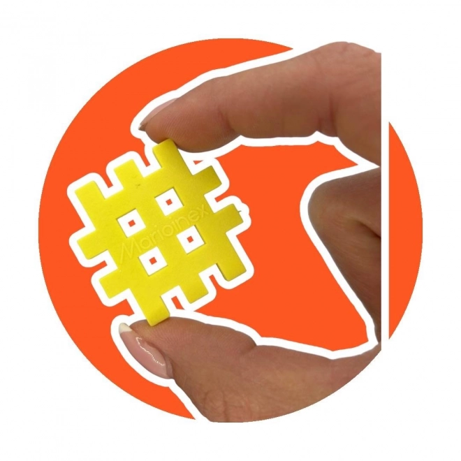 Konstrukcyjne klocki Waffle mini pastel 500 sztuk