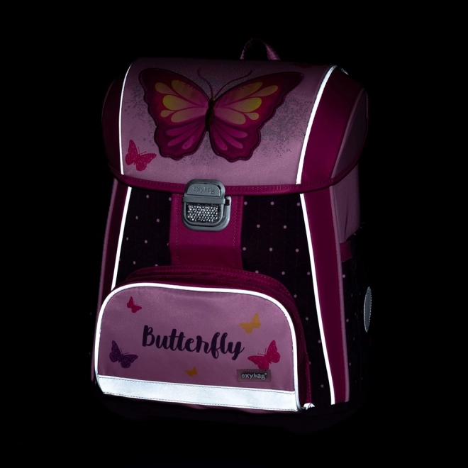 OXYBAG Zestaw szkolny 3-elementowy Premium Motyl