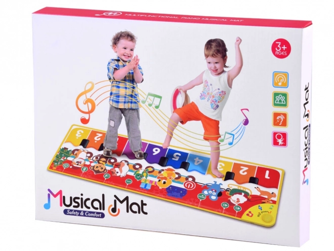 Muzyczna mata taneczna z cyframi
