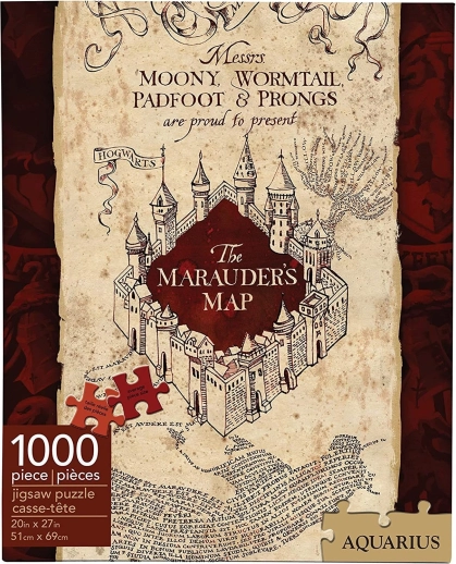 Puzzle Harry Potter: Mapy Huncwotów 1000 elementów