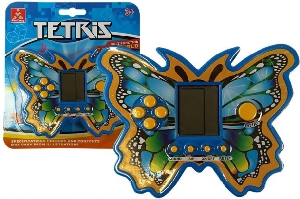 Elektroniczna gra TETRIS Motyl – niebieska