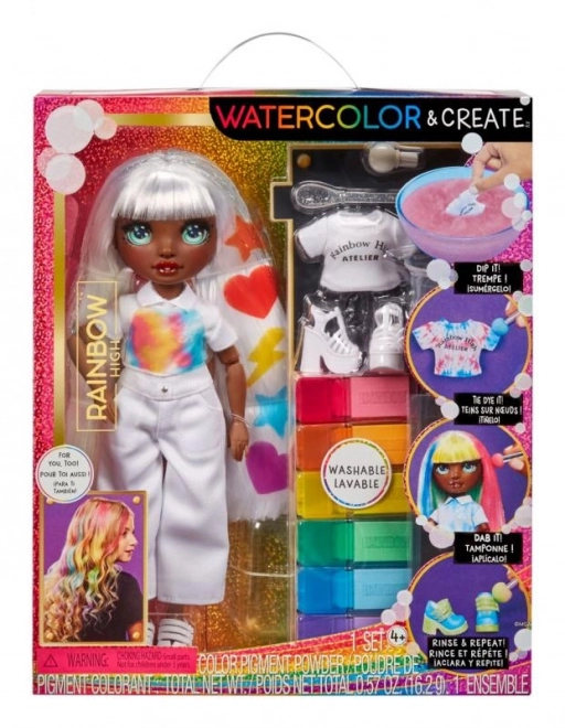 Rainbow High WaterColor lalka - zielone oczy TV