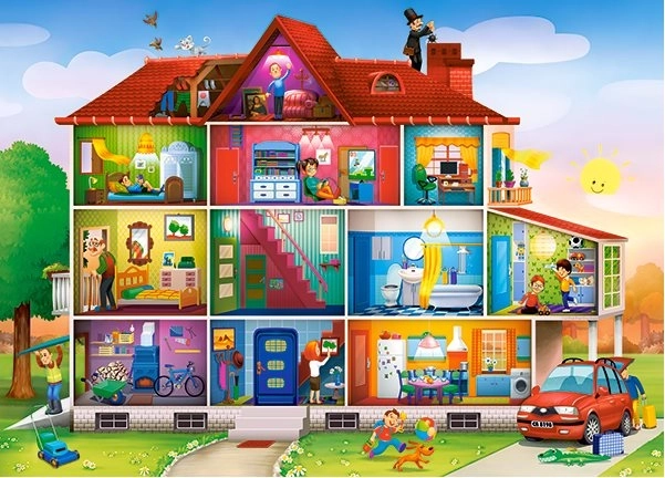 Puzzle 120 części House Life