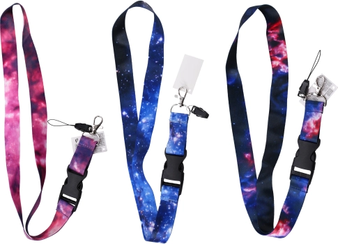 Smycz na szyję z plastikowym karabińczykiem Zodiac