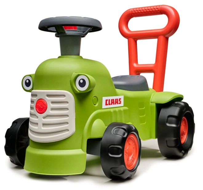 Jeździk – traktor Claas jasnozielony z kierownicą