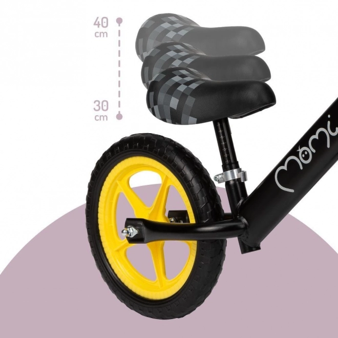 Rowerek biegowy MoMi FLEET czarny