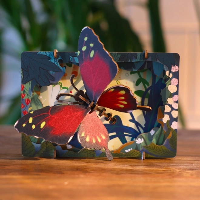 EscapeWelt 3D drewniane puzzle motyl