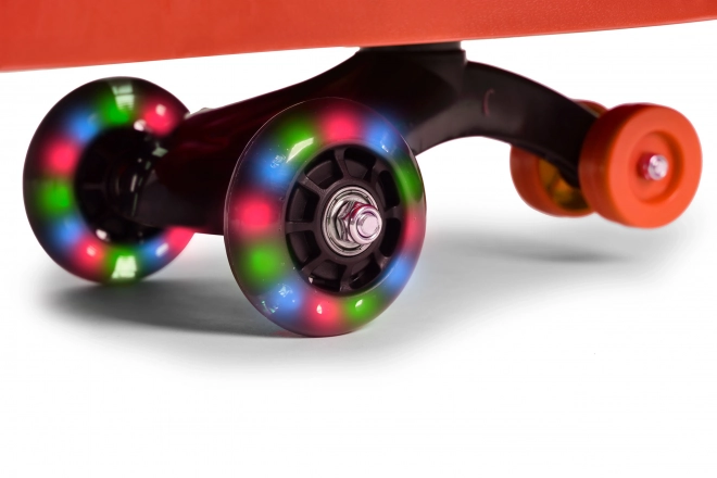Jeździk z LED kółkami czerwony ECOTOYS