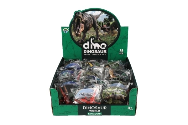 Plastowy dinozaur 7-9 cm mix gatunków w woreczku