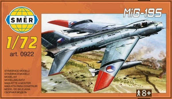 Model MIG-19S 12,5x18cm w pudełku 25x15x5cm
