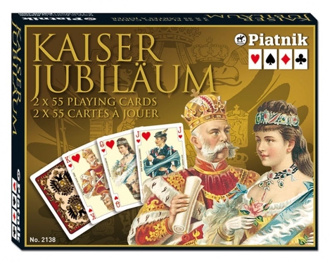 Luksusowe karty do gry Kaiser Jubiläum