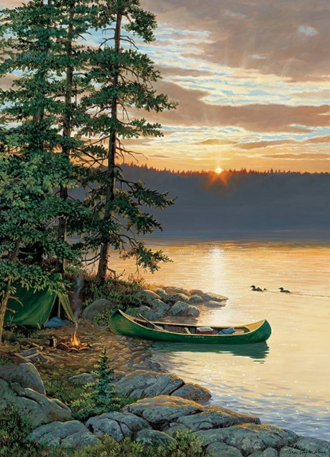 Puzzle Jezioro Canoe 500 elementów od Cobble Hill